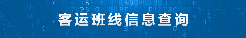客运班线信息查询